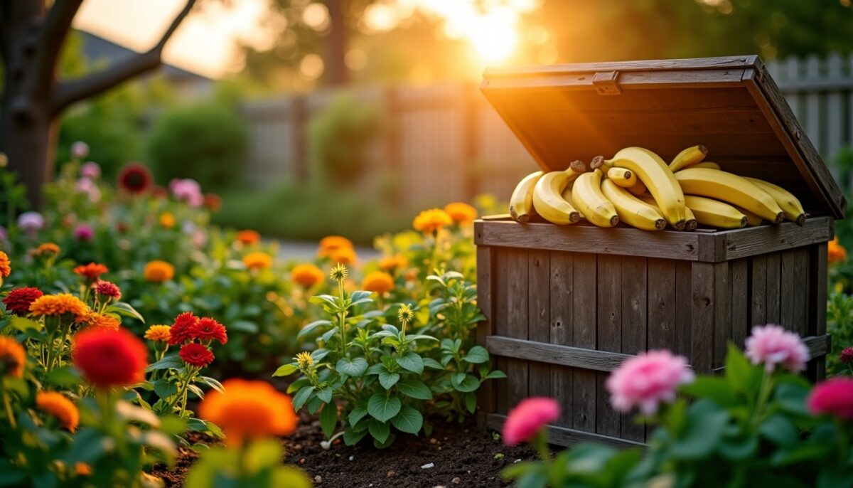 Les peaux de bananes compostées : un allié précieux et méconnu pour revitaliser votre jardin