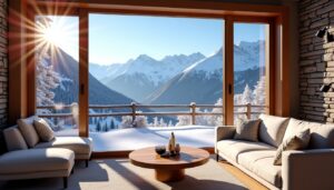 Séjour d’exception dans un chalet de luxe alpin avec vue panoramique à couper le souffle