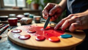 Créer du rouge en peinture : techniques de mélange, variations de teintes et conseils pratiques
