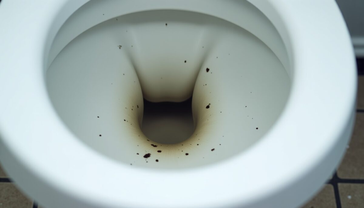 Taches noires dans les toilettes : comment démasquer l'origine et résoudre le problème rapidement