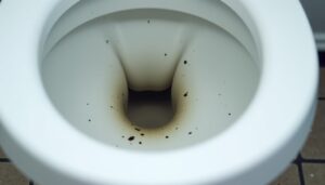 Taches noires dans les toilettes : comment démasquer l'origine et résoudre le problème rapidement