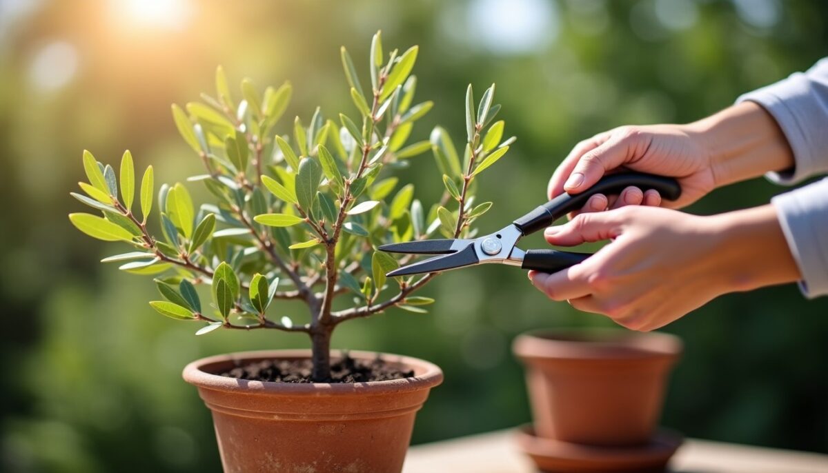 Guide pratique pour tailler un jeune olivier en pot et favoriser une croissance équilibrée